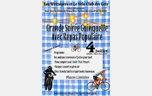Grande soirée guinguette avec repas populaire